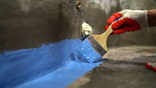 Commercial Vapor Barrier Installation project at a Bedford, OH business property by SJ Waterproofing Pros